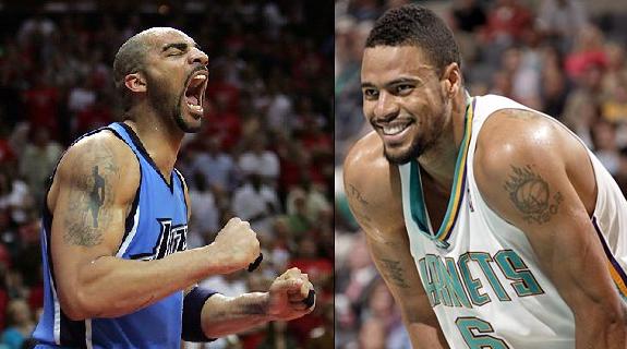 Carlos Boozer and Tyson Chandler