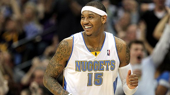 Will Carmelo be on the east coast b4 training camp